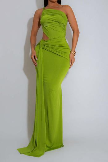 Sexy Green Halter Dress